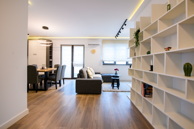 Apartament in tonuri neutre